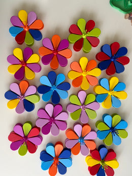 Flores pinzas
