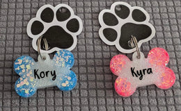 Placa hueso para perro