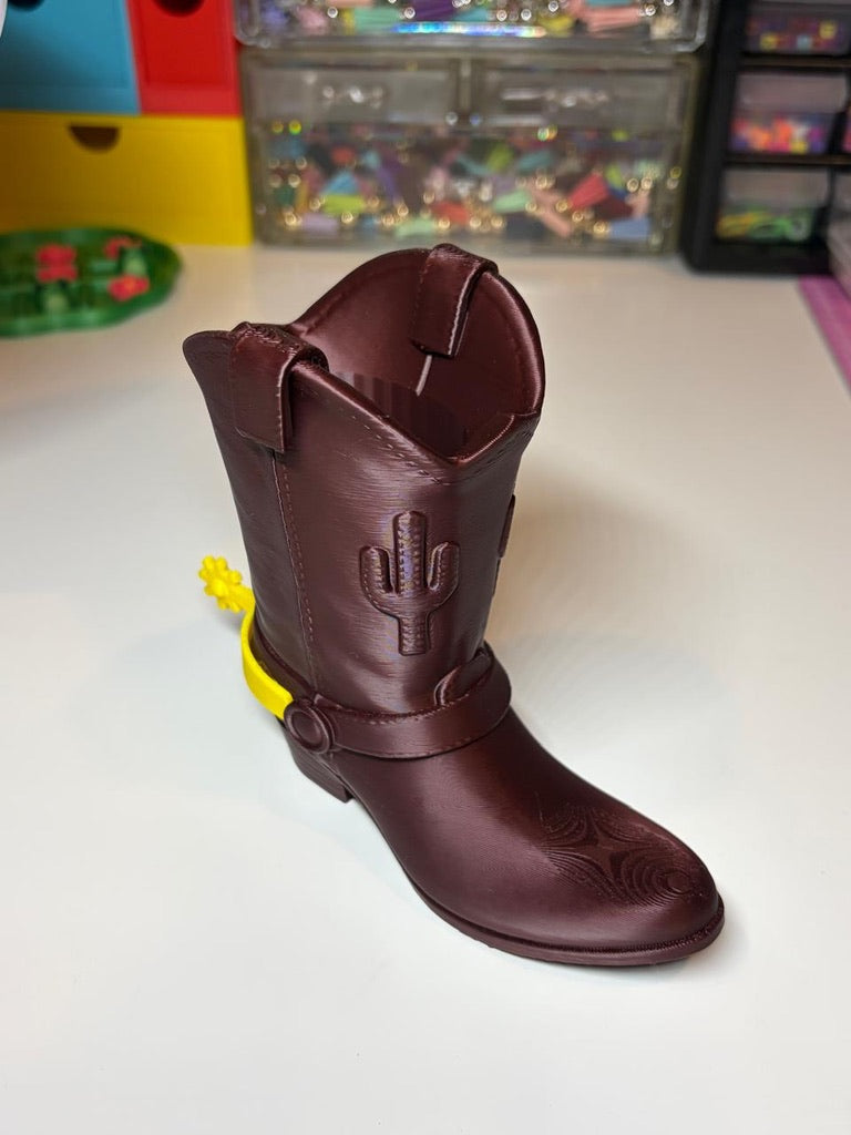Bota woody (porta plumas)