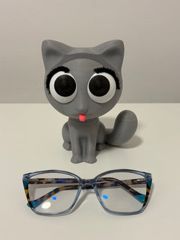 Posa lentes gato