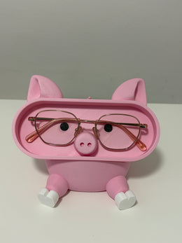 Posa lentes cerdito