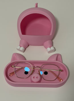 Posa lentes cerdito