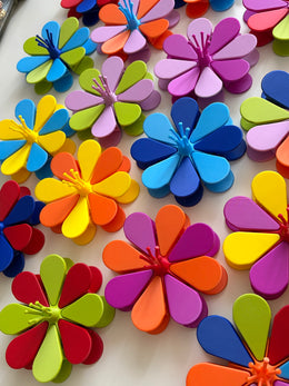 Flores pinzas