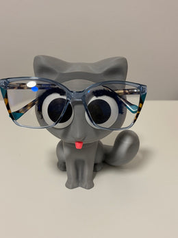 Posa lentes gato