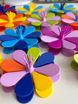 Flores pinzas
