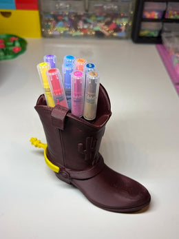 Bota woody (porta plumas)