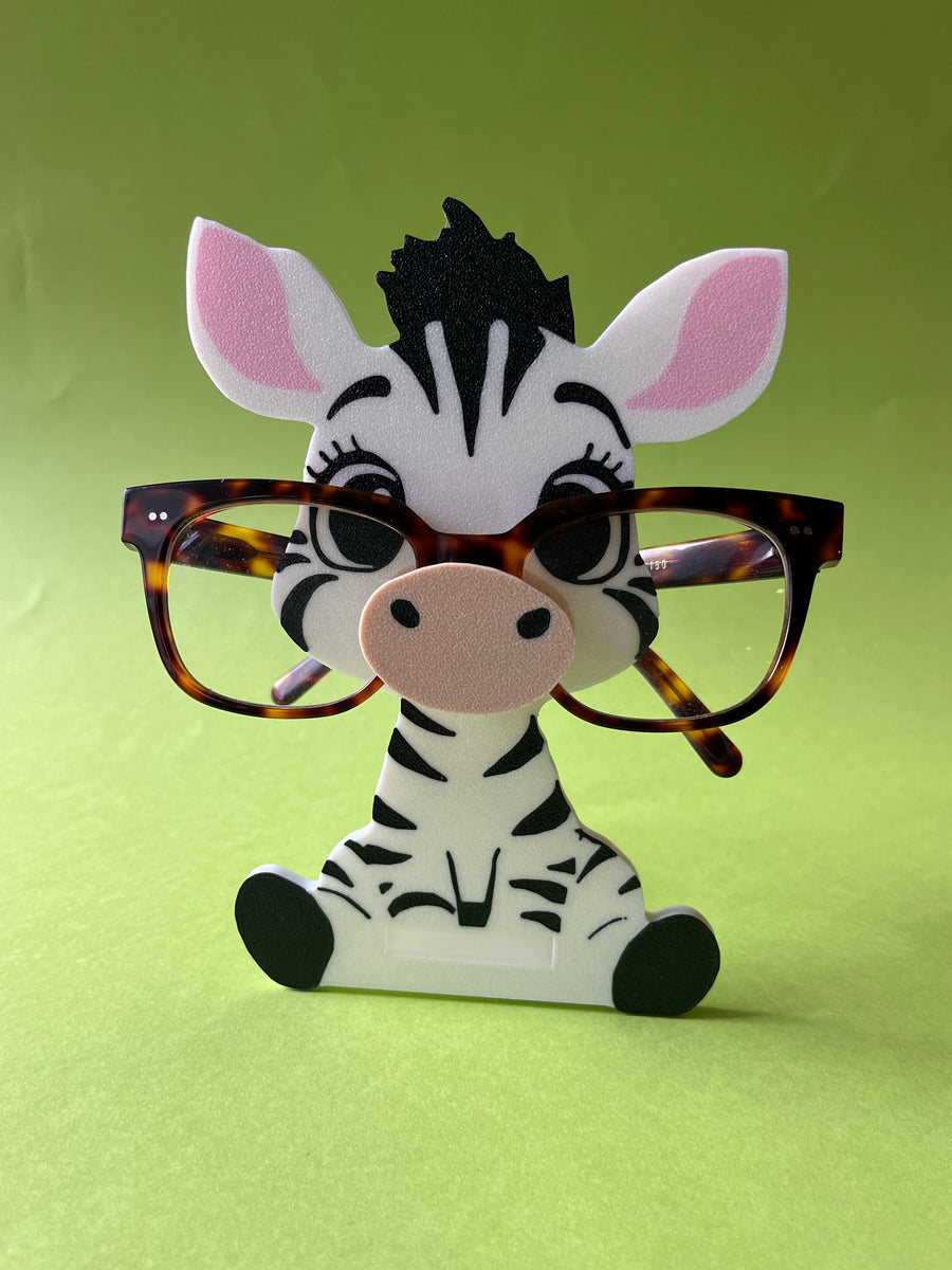 Posa lentes zebra