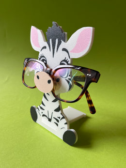 Posa lentes zebra