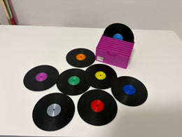 Porta vasos vinilos - discos