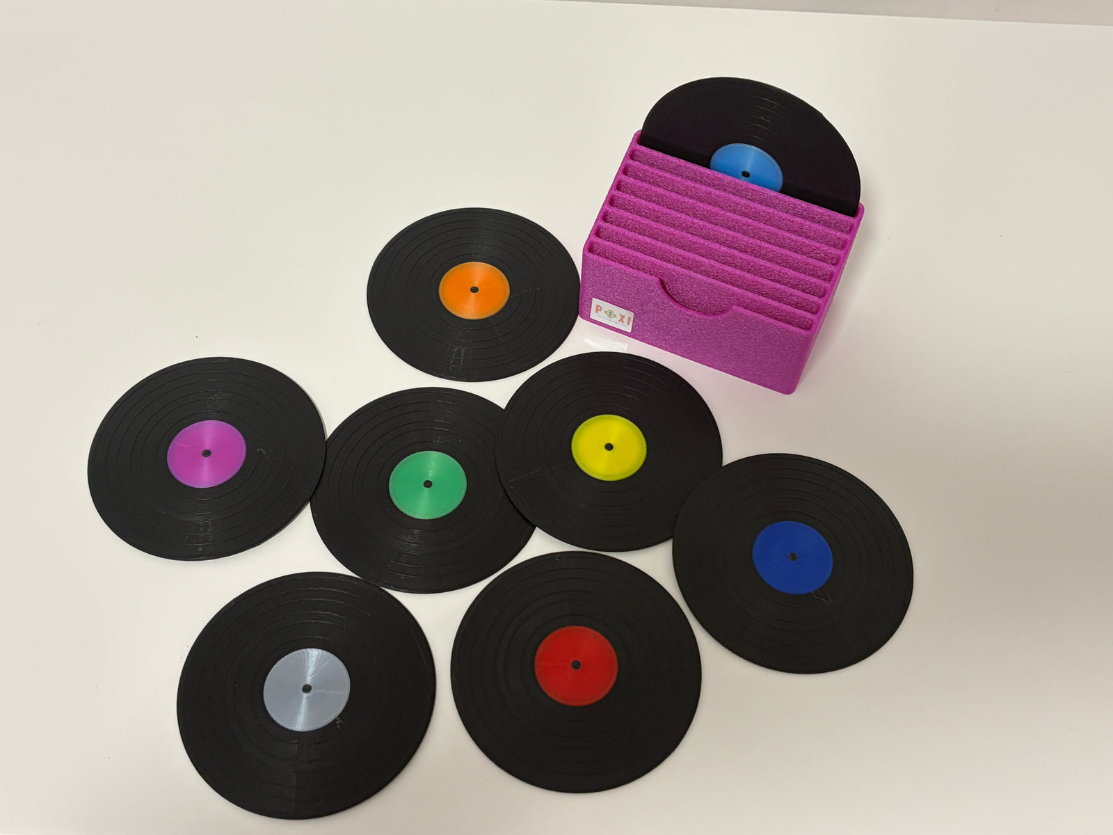 Porta vasos vinilos - discos